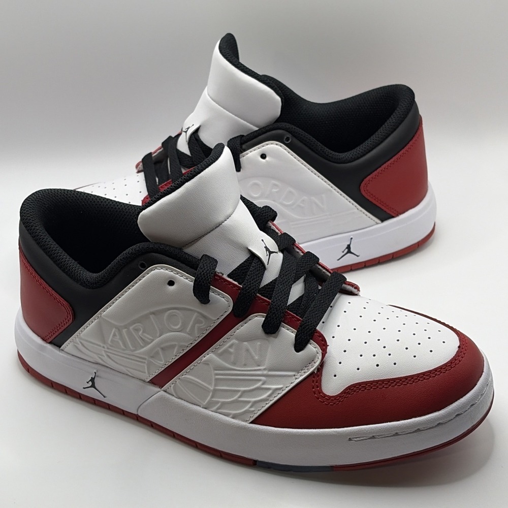 Jordan Nu Retro 1 Low Men's Shoes Varsity Red/Black-White FB4412-611  6.5Y